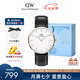 丹尼爾惠靈頓（DanielWellington）DW手表男士簡約皮帶腕表超薄石英表歐美表父親七夕禮物DW00100020