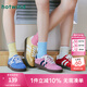 熱風(fēng)【商場(chǎng)同款】女鞋德訓(xùn)鞋25年秋新款女士復(fù)古撞色拼接軟底休閑板鞋 21紅白(布面)H14W25303 38