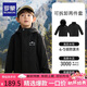 羅蒙兒童三合一羽絨服冬季新款兒童保暖帥氣時尚連帽外套 黑色 130