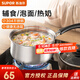 蘇泊爾（SUPOR） 奶鍋304不銹鋼泡面鍋煮奶鍋嬰兒輔食鍋 燃氣明火適用 ST18H3（1-3人用）直徑 18cm