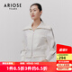 艾諾絲雅詩(shī)【商場(chǎng)同款】春秋新品通勤百搭舒適休閑大翻領(lǐng)短外套30121090 白色 L