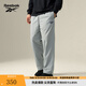 Reebok銳步官方24新品男女同款梭織時(shí)尚休閑運(yùn)動(dòng)簡約寬松長褲 24FRM615UGG5 灰色 L