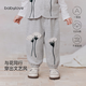 babylove【清倉】嬰幼兒褲子春秋季女寶寶外出純棉洋氣百搭休閑褲一隅花開(kāi) 一隅花開(kāi) 90