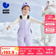 迷你巴拉男女童拒水防油污防風(fēng)冬新品背帶長(zhǎng)褲【三防羽絨褲】