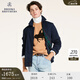 布克兄弟（BrooksBrothers）男士早秋美式老錢風(fēng)純色寬松休閑夾克外套 4004-藏青色 M