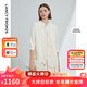 朗姿【三醋酸Basic衣櫥】法式通勤職業(yè)西服外套夏新款西裝女 米白色 2XL