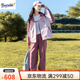 Burwilde國際品牌網(wǎng)紅女童秋裝套裝2025新款洋氣女大童兒童運動(dòng)時(shí)髦秋裝兩 SF24149玫紅色（禮盒裝） 160 cm