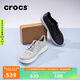 crocs卡駱馳七夕情人節(jié)禮物舒樂系帶鞋輕便舒適休閑鞋|210831 黑色/大氣灰-0OC 41 /42(260mm)