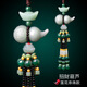 奔域汽車(chē)掛件車(chē)載車(chē)內掛裝飾品高檔出入平安符玉掛飾男女后視鏡裝飾品 葫蘆-節節高款