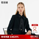 歌莉婭（GOELIA）小香風(fēng)套裝女冬季新款氣質(zhì)短外套半裙兩件套1C1CAB030 00B黑色 M