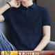 添柏嵐（Timberland）POLO衫男 2025夏季新款戶外運(yùn)動(dòng)上衣休閑純棉半袖翻領(lǐng)T恤商務(wù)短袖 A24H2Z02/寶藍(lán)色(曬圖退5) L (180)
