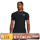 安德瑪（Under Armour）2025HeatGear OG男子商場同款訓練運動緊身短袖T恤 1387560-001 L