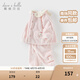 戴維貝拉（DAVE＆BELLA）冬季新款珊瑚絨寶寶家居服套裝女童衣服兒童睡衣兩件套童裝 粉色【現(xiàn)貨】 110 cm（建議身高100-110cm）