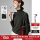 帕羅（PALUOPO）山羊絨衫女高領(lǐng)基礎(chǔ)多色純色100%山羊絨保暖內(nèi)穿毛衣針織衣 茶綠 M (100碼)
