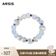 Arsis曦海冰藍(lán)手鏈女海藍(lán)寶色玉髓飾品時(shí)尚精致原創(chuàng)設(shè)計(jì)送女友禮物 曦海冰藍(lán)手鏈
