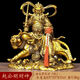 趙公明擺件騎虎武財神爺鎮宅供奉佛神像家用客廳店鋪公司佛堂擺件 26寸趙公明財神古銅色特大號高65