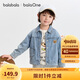 巴拉巴拉balaOne寶寶牛仔外套可愛小熊男童秋裝2025上衣百搭208325105105