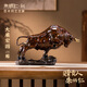 朱炳仁銅大展宏圖華爾街牛家居客廳玄關(guān)書房銅牛擺件工藝品父親節(jié)禮物 大展宏圖中號(hào)