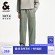 杰克·瓊斯（JACK&JONES）秋季時(shí)尚百搭水洗廓形松緊抽繩腰頭長褲牛仔褲褲子男裝225132085 E08橄欖綠 常規(guī) 32 175 W32/L32