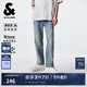 杰克·瓊斯（JACK&JONES）春夏新款男士時(shí)尚舒適純色個(gè)性字母印花九分牛仔褲男裝224232056 E40 淺牛仔藍(lán) 29