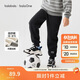 巴拉巴拉balaOne兒童長(cháng)褲男童女童2025冬裝加絨親子休閑褲子209425108203