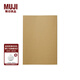 無(wú)印良品（MUJI） 單行本 筆記本 手賬本 日記本 記賬本 日程本 學(xué)生文具 9S62127 原色 約195x137mm/184張