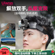 ulanzi【優(yōu)籃子】運動相機(jī)頭戴支架大疆a(chǎn)ction5pro/4/3配件gopro13/12蘋果華為insta360第一視角拍攝支架 CM027 頭帶支架