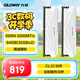 光威（Gloway）64GB(32GBx2) DDR4 3200 臺式機內(nèi)存條 天策 馬甲條 精選顆粒 CL22 皓月白