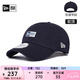 NEW ERA 【七夕禮物】紐亦華棒球帽子軟頂彎檐男女BOX LOGO刺繡鴨舌帽920 14201517-藏青色-CC帽型 OSFM