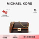 MICHAEL KORS邁克高仕 MK【七夕禮物】Sonia中號(hào)翻蓋法棍包鏈條腋下包斜挎 深棕色/橡果棕 200 中號(hào) 順豐空運(yùn) 極速發(fā)貨