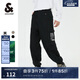 杰克·瓊斯JackJones杰克瓊斯束腳褲休閑褲222314014 E40黑色 170/76A/SR