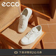 愛(ài)步（ECCO）百搭男鞋 經(jīng)典系帶小白鞋軟底休閑鞋 柔酷系列582404 白色43