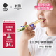 babycare兒童筷子訓練筷自動(dòng)回彈學(xué)習筷寶寶筷虎口訓練筷學(xué)習PPSU蒂普奇綠