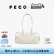 PECO989小丑保齡球包植鞣油蠟長柄手拎腋下波士頓包女情人七夕禮物 糖霜白頭層半樹膏小牛預(yù)售10天
