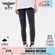 BOY LONDON秋女款鯊魚褲logo顯瘦高級(jí)熔巖灰打底褲W16003 灰色 S