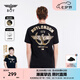 BOY LONDON【榮耀使者】短袖男女秋季燙金麥穗老鷹黑色T恤N01906 黑色 L