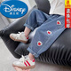 迪士尼（Disney）女童牛仔褲春夏季2025新款女寶寶洋氣秋款韓版老爹褲兒童直筒褲子 藍色草莓牛仔褲 120
