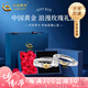 中國(guó)黃金（CHINA GOLD）日月同輝情侶對(duì)戒純銀戒指男女小眾輕七夕情人節(jié)禮物送女朋友老婆 s925日月同輝情侶對(duì)戒【玫瑰禮盒】