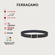 菲拉格慕（Ferragamo）男士雙面可調(diào)節(jié)式牛皮革腰帶0686658_C  _ 90 禮物送男友