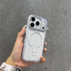 韻寧適用蘋(píng)果17Air手機殼透明磁吸iPhone17promax媚眼金屬鏡框16pro高級感15防摔14亞克力軟邊13保護套 透明磁吸【金屬鏡框-軟邊防摔】 iPhone 17 Pro Max