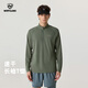 諾詩(shī)蘭（NORTHLAND）25年新款戶(hù)外防曬吸濕速干立領(lǐng)長(cháng)袖T恤打底衫上衣