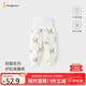 童泰（TONGTAI）嬰兒褲子秋冬寶寶高腰兒童家居服長睡褲TS43D214-DS綠色80cm