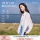 香影天絲輕薄開衫襯衫外套女夏季2025新款高級(jí)感襯衣戶外寬松上衣 白色 L