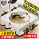 匠無(wú)同洗衣機底座移動(dòng)支架滾筒波輪防滑防震腳墊固定底座空調冰箱增高托盤(pán)適用于小天鵝美的海爾通用