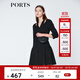 PORTS寶姿  新品商場(chǎng)同款連衣裙女裝修身連衣裙SN8D007HFD015 黑色 M (6)