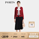 PORTS寶姿2024早秋新款長(cháng)袖短外套ALP9J006UFF094 紅色 M (6)