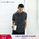 TOMMY HILFIGER【紳動(dòng)POLO】夏季男純棉珠地網(wǎng)眼花紗鑲邊修身短袖T恤POLO34755 灰色DW5 L （推薦：140-155斤）