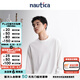 nautica white sail 白帆×Cityboy日系男女同款寬松純棉基礎(chǔ)百搭長袖圓領(lǐng)T恤TW3411 251白色1BW L