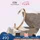 丹尼爾惠靈頓（DanielWellington）dw手鐲 情侶款開口可調(diào)節(jié)經(jīng)典簡約時尚手環(huán)飾品 七夕禮物送女友 玫瑰金手鐲（小號）DW00400003
