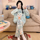 俊俊穗迪美睡衣女士春秋季純棉長(cháng)袖大碼青少年女卡通初中學(xué)生可愛(ài)家居服套裝 長(cháng)袖-KAY-22749 M 女【建議80-100斤】